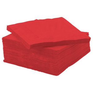 دستمال سفره 50 عددی قرمز ایکیا مدل IKEA FANTASTISK
